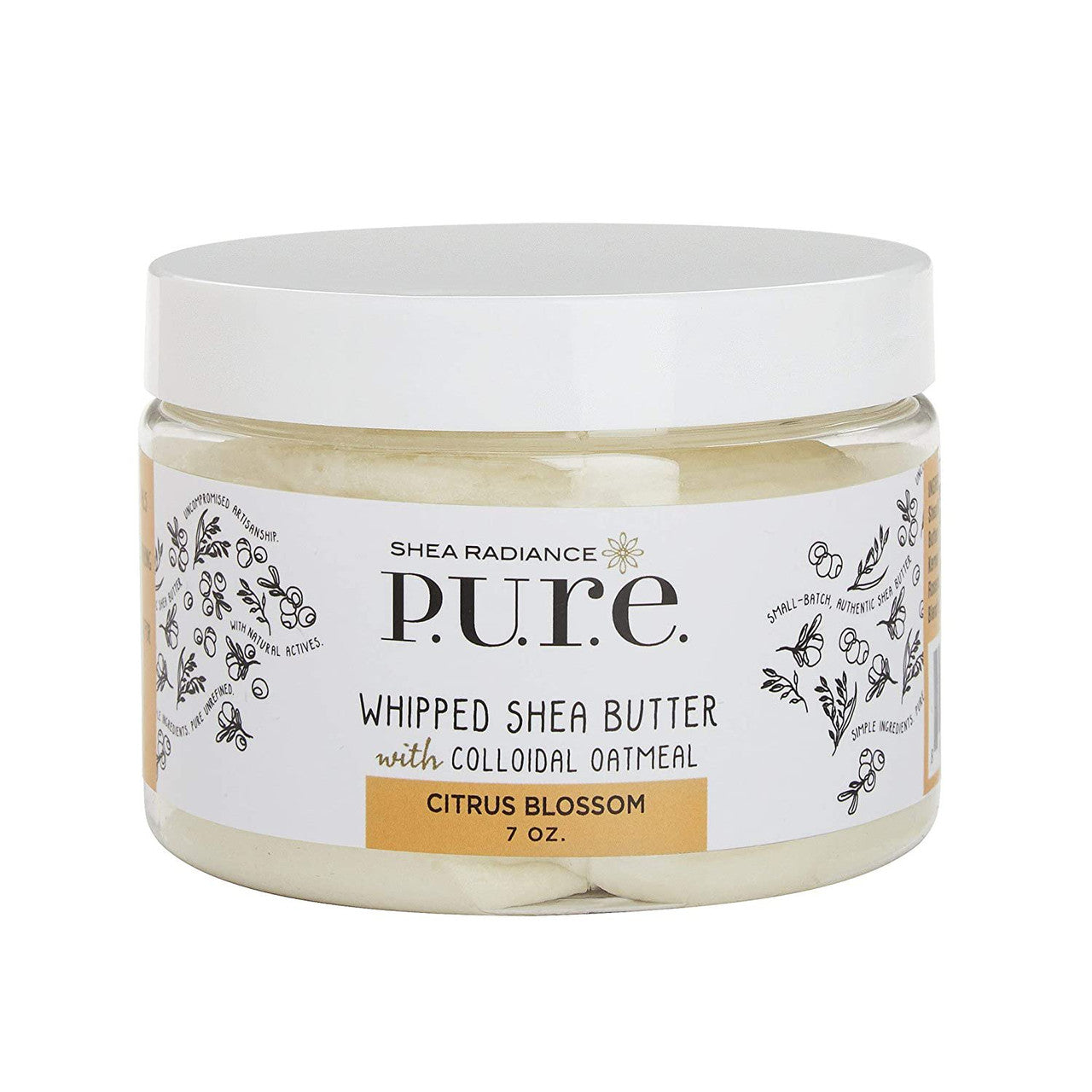 Shea Radiance Pure Shea Butter Whipped with Citrus Blossom, 7 Oz